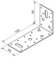 Expamet Angle Bracket Light Duty 150 x 90 x 59mm (AB1509059) Expamet Angle Bracket Light Duty 150 x 90 x 59mm (AB1509059)
